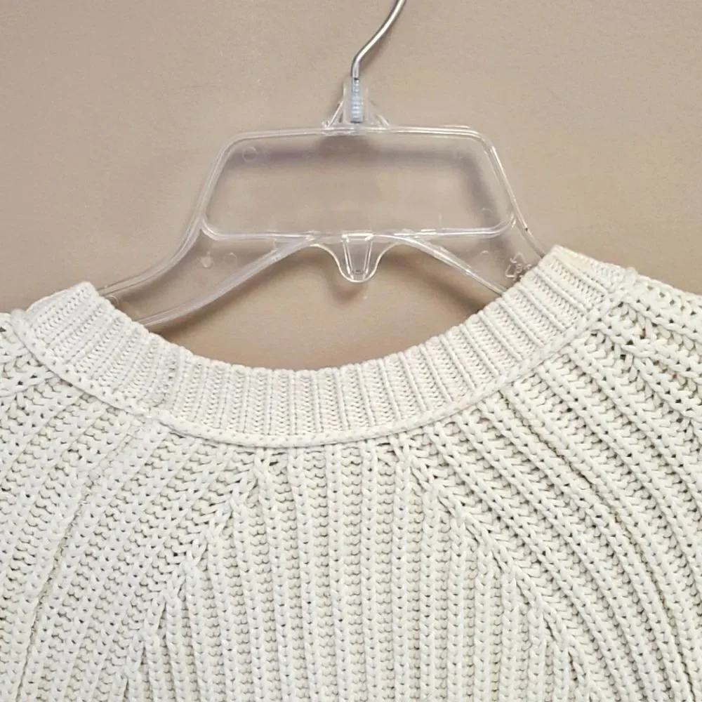 ‎J. CREW Ribbed Crew Neck Chunky Sweater - Size X-Small (NWT)
